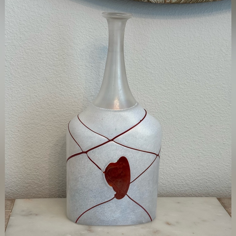 Kosta Boda Scandinavian Glass Art Vase by Bertil Vallien